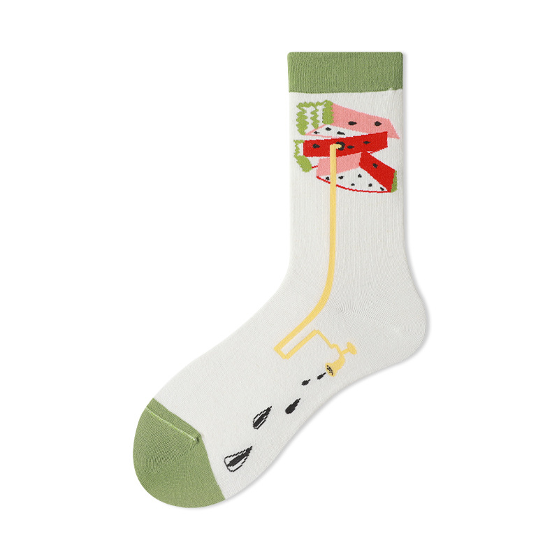 Fruit Hose Socks ULZZANG Eae Lemon Socks